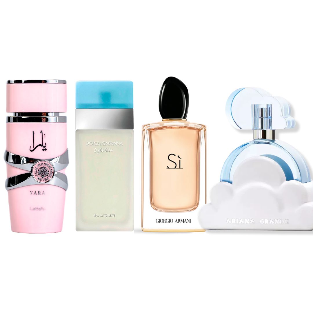 KIT PERFUMES YARA+SI+CLOUD+LIGHTBLUE